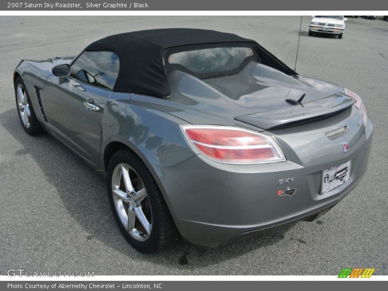 Silver Graphite / Black 2007 Saturn Sky Roadster