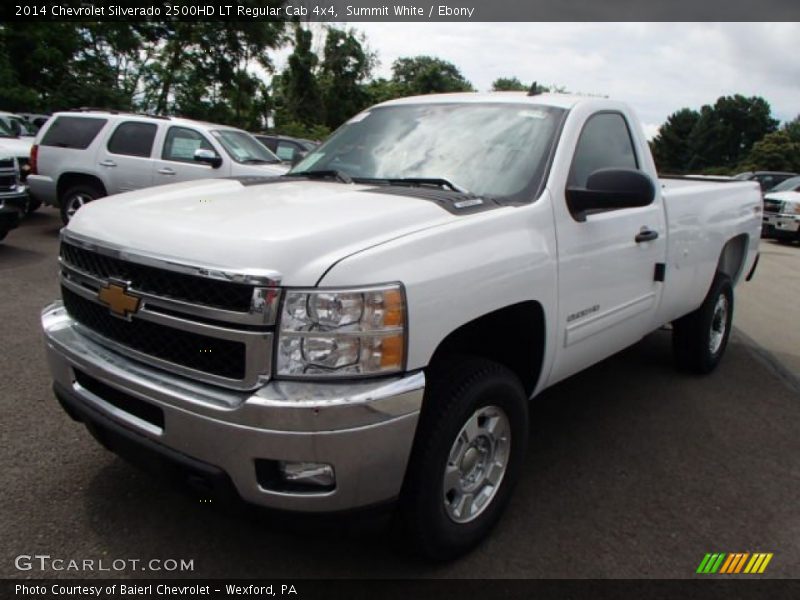 Summit White / Ebony 2014 Chevrolet Silverado 2500HD LT Regular Cab 4x4