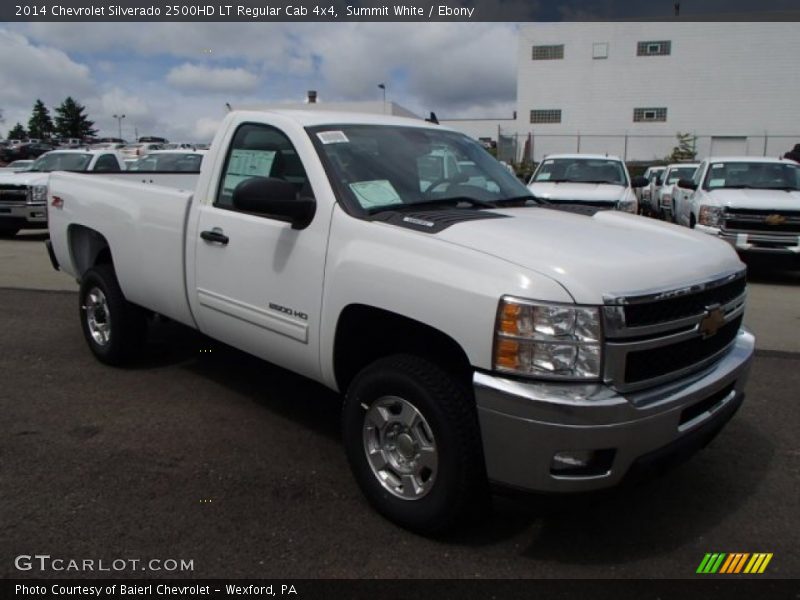 Summit White / Ebony 2014 Chevrolet Silverado 2500HD LT Regular Cab 4x4