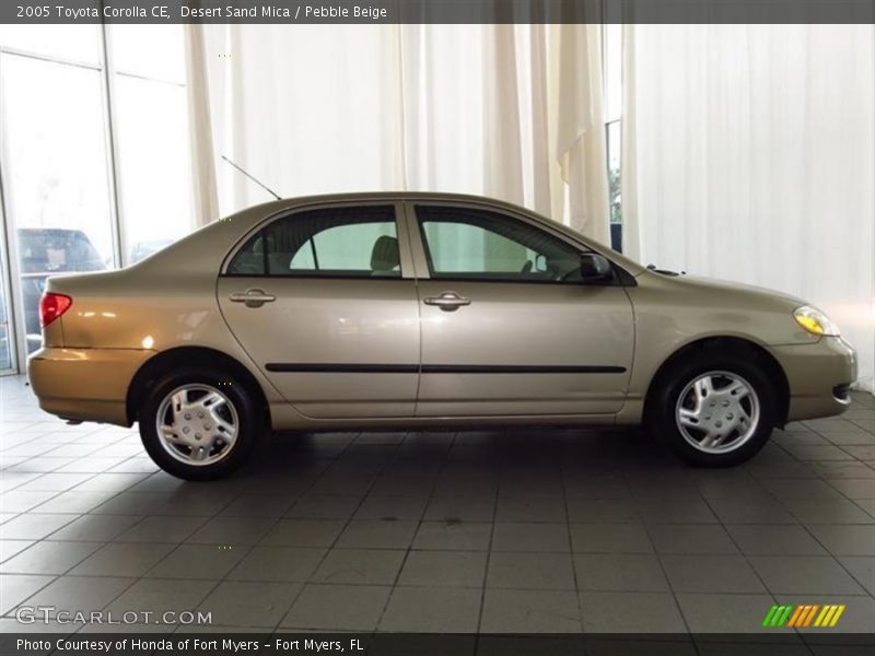 Desert Sand Mica / Pebble Beige 2005 Toyota Corolla CE