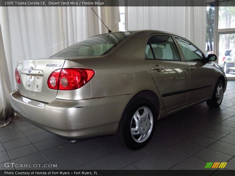 Desert Sand Mica / Pebble Beige 2005 Toyota Corolla CE