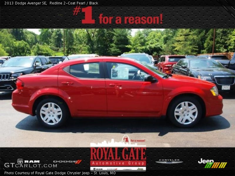 Redline 2-Coat Pearl / Black 2013 Dodge Avenger SE