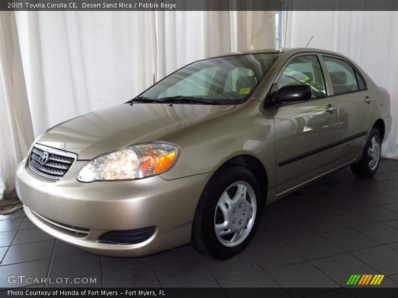 Desert Sand Mica / Pebble Beige 2005 Toyota Corolla CE