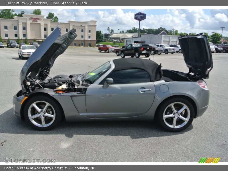 Silver Graphite / Black 2007 Saturn Sky Roadster