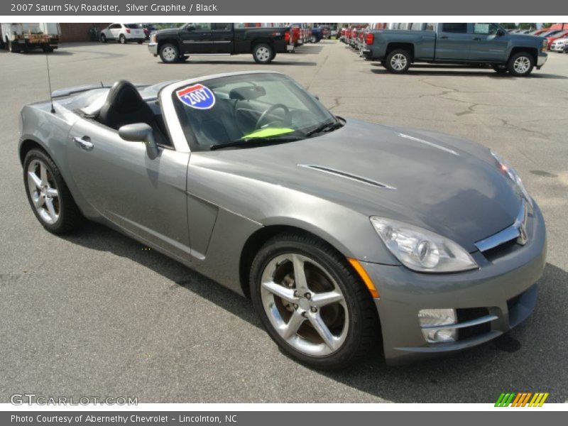 Silver Graphite / Black 2007 Saturn Sky Roadster