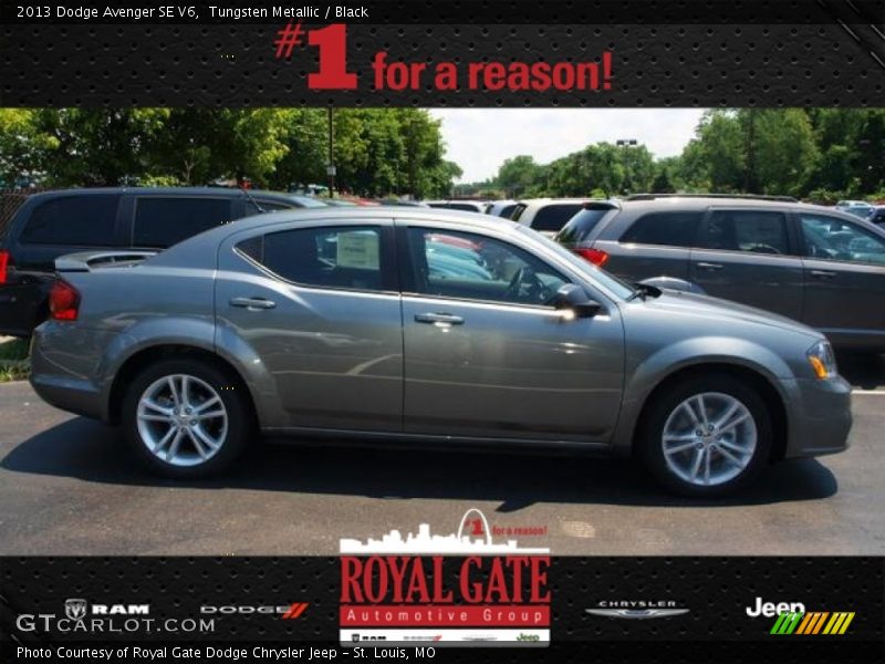 Tungsten Metallic / Black 2013 Dodge Avenger SE V6