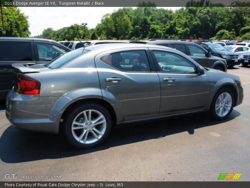 Tungsten Metallic / Black 2013 Dodge Avenger SE V6