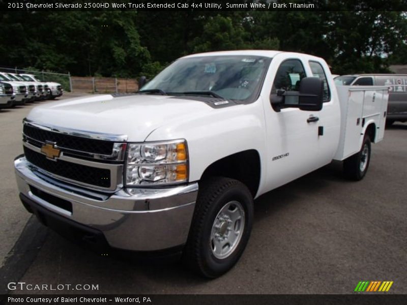 Front 3/4 View of 2013 Silverado 2500HD Work Truck Extended Cab 4x4 Utility