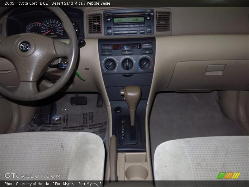 Desert Sand Mica / Pebble Beige 2005 Toyota Corolla CE