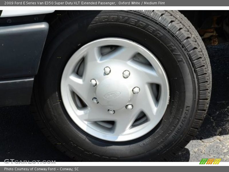 Oxford White / Medium Flint 2009 Ford E Series Van E350 Super Duty XLT Extended Passenger