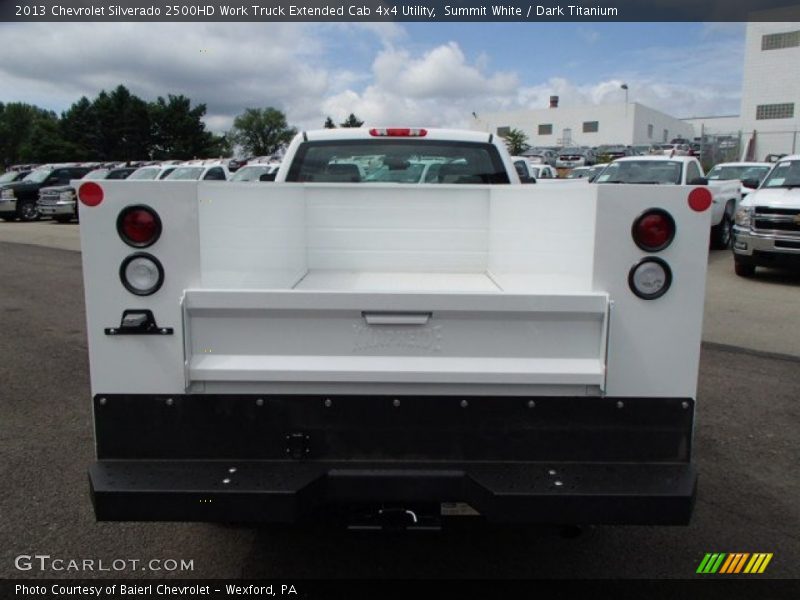 Summit White / Dark Titanium 2013 Chevrolet Silverado 2500HD Work Truck Extended Cab 4x4 Utility