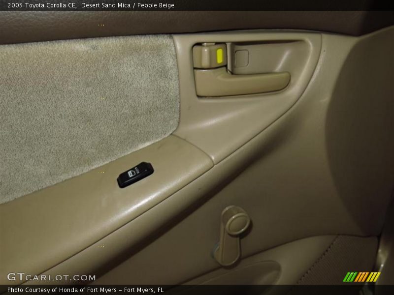 Desert Sand Mica / Pebble Beige 2005 Toyota Corolla CE