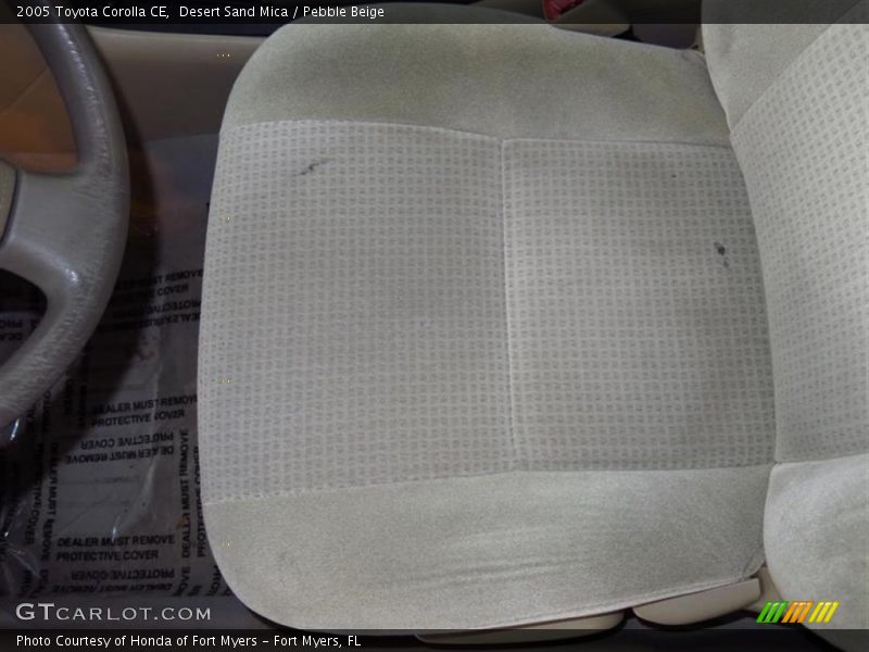 Desert Sand Mica / Pebble Beige 2005 Toyota Corolla CE