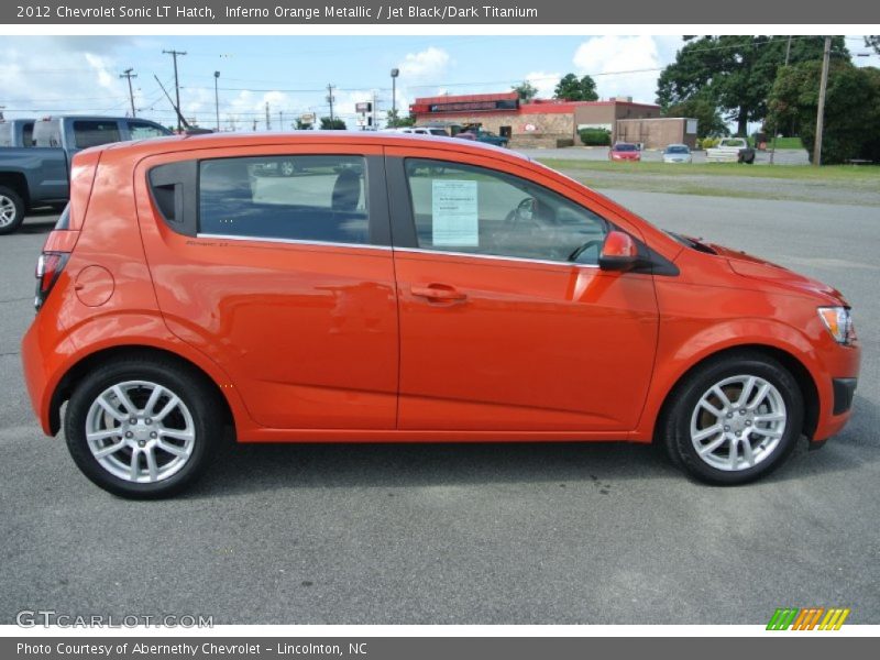  2012 Sonic LT Hatch Inferno Orange Metallic