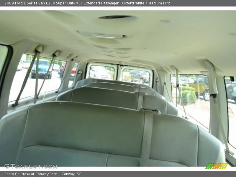Oxford White / Medium Flint 2009 Ford E Series Van E350 Super Duty XLT Extended Passenger