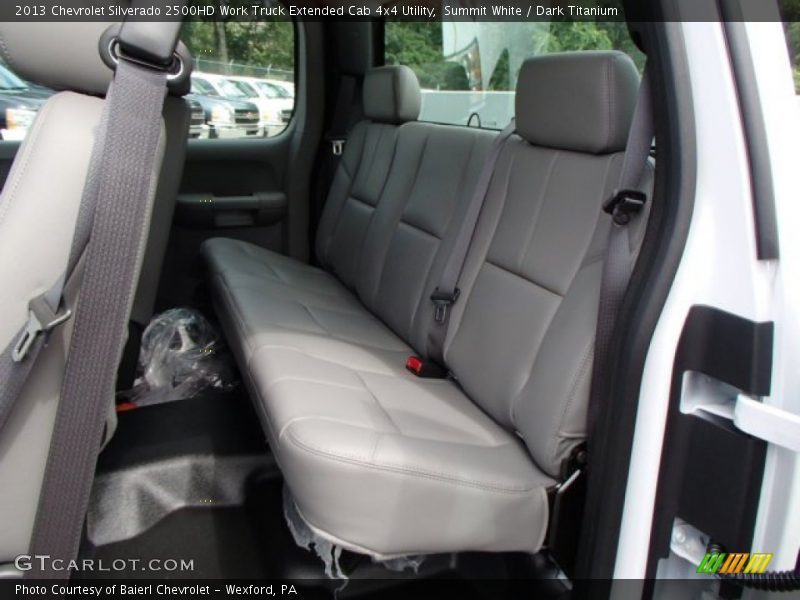 Summit White / Dark Titanium 2013 Chevrolet Silverado 2500HD Work Truck Extended Cab 4x4 Utility