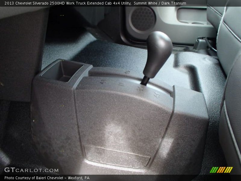 Summit White / Dark Titanium 2013 Chevrolet Silverado 2500HD Work Truck Extended Cab 4x4 Utility