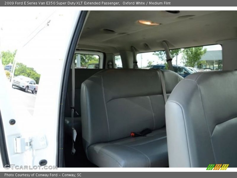 Oxford White / Medium Flint 2009 Ford E Series Van E350 Super Duty XLT Extended Passenger