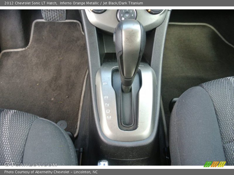 Inferno Orange Metallic / Jet Black/Dark Titanium 2012 Chevrolet Sonic LT Hatch