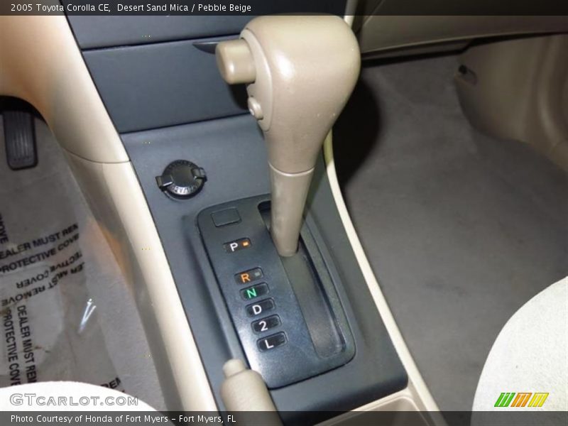 Desert Sand Mica / Pebble Beige 2005 Toyota Corolla CE