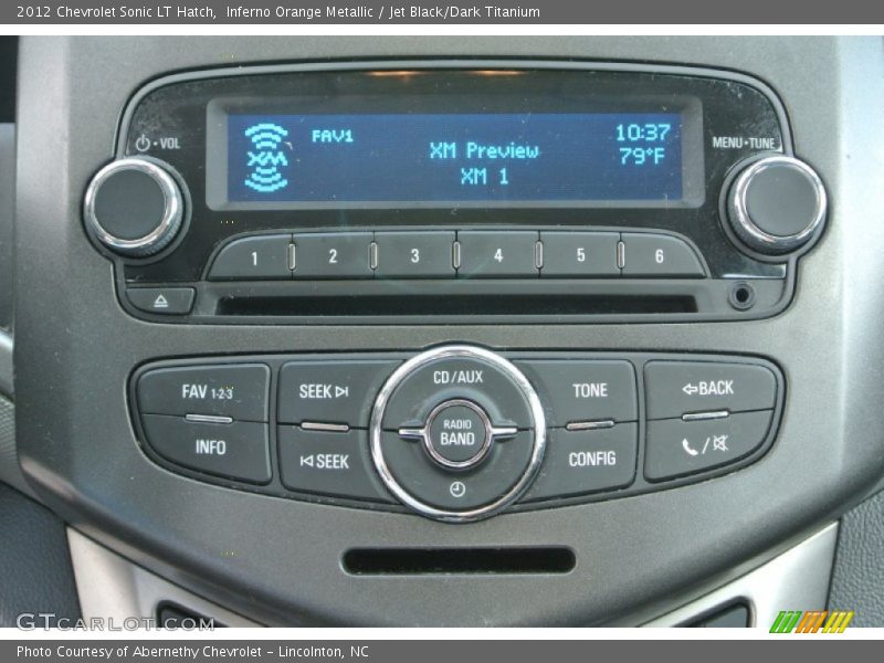 Audio System of 2012 Sonic LT Hatch