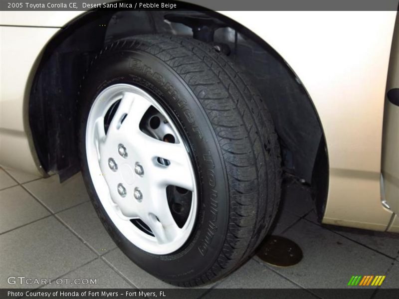 Desert Sand Mica / Pebble Beige 2005 Toyota Corolla CE