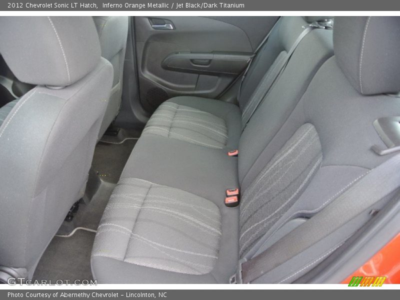 Inferno Orange Metallic / Jet Black/Dark Titanium 2012 Chevrolet Sonic LT Hatch