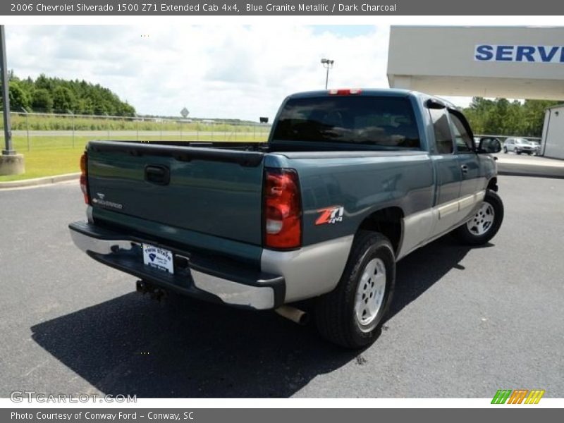 Blue Granite Metallic / Dark Charcoal 2006 Chevrolet Silverado 1500 Z71 Extended Cab 4x4