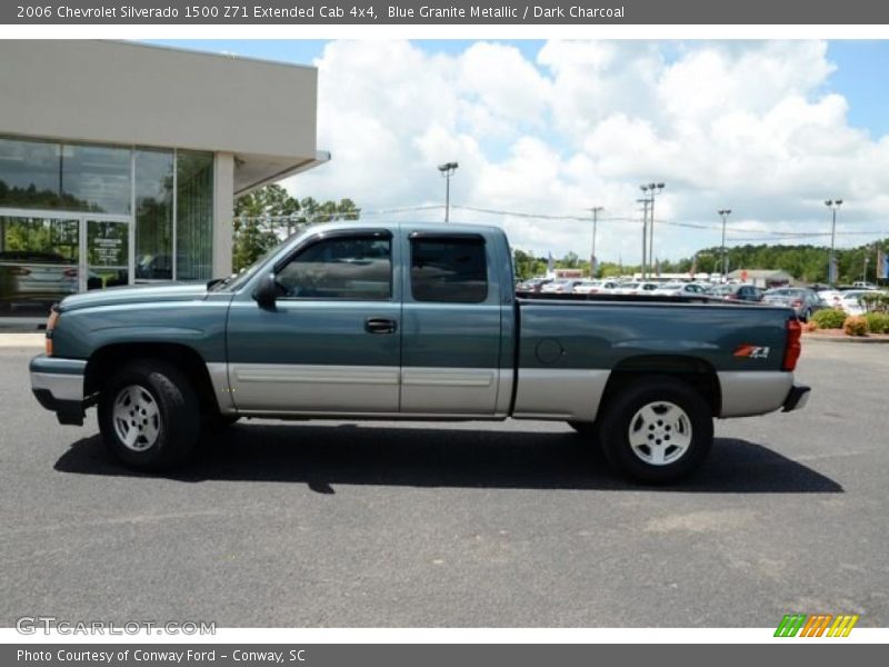 Blue Granite Metallic / Dark Charcoal 2006 Chevrolet Silverado 1500 Z71 Extended Cab 4x4