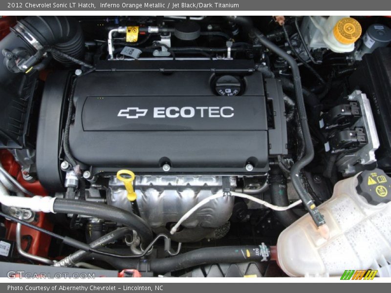  2012 Sonic LT Hatch Engine - 1.8 Liter DOHC 16-Valve VVT 4 Cylinder