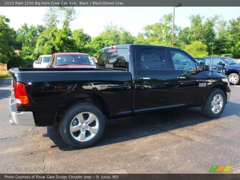Black / Black/Diesel Gray 2013 Ram 1500 Big Horn Crew Cab 4x4