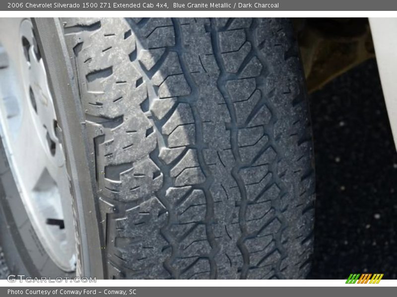 Blue Granite Metallic / Dark Charcoal 2006 Chevrolet Silverado 1500 Z71 Extended Cab 4x4