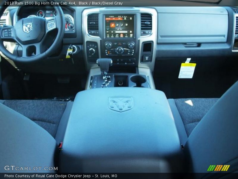Black / Black/Diesel Gray 2013 Ram 1500 Big Horn Crew Cab 4x4