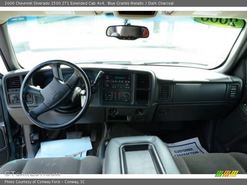 Blue Granite Metallic / Dark Charcoal 2006 Chevrolet Silverado 1500 Z71 Extended Cab 4x4