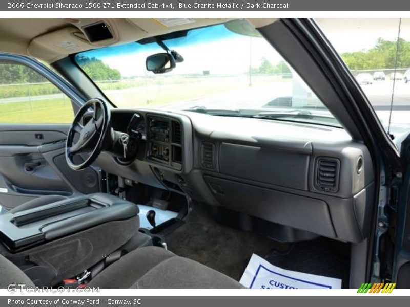 Blue Granite Metallic / Dark Charcoal 2006 Chevrolet Silverado 1500 Z71 Extended Cab 4x4