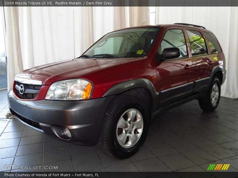 Redfire Metallic / Dark Flint Grey 2004 Mazda Tribute LX V6