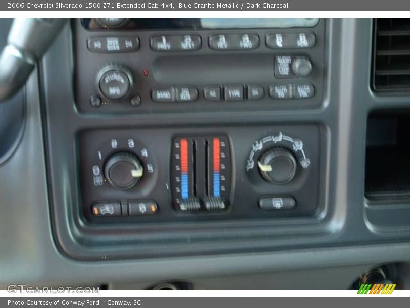 Blue Granite Metallic / Dark Charcoal 2006 Chevrolet Silverado 1500 Z71 Extended Cab 4x4