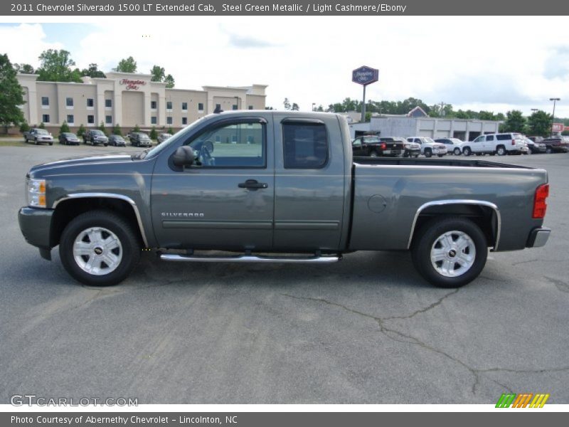  2011 Silverado 1500 LT Extended Cab Steel Green Metallic