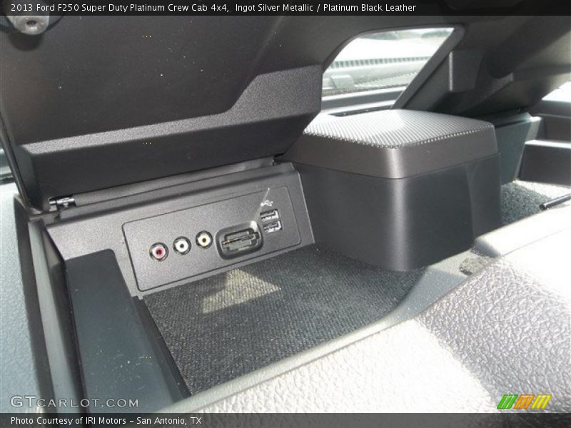 Ingot Silver Metallic / Platinum Black Leather 2013 Ford F250 Super Duty Platinum Crew Cab 4x4