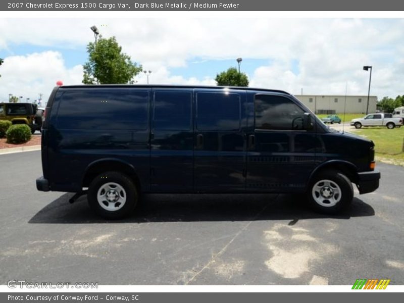 Dark Blue Metallic / Medium Pewter 2007 Chevrolet Express 1500 Cargo Van