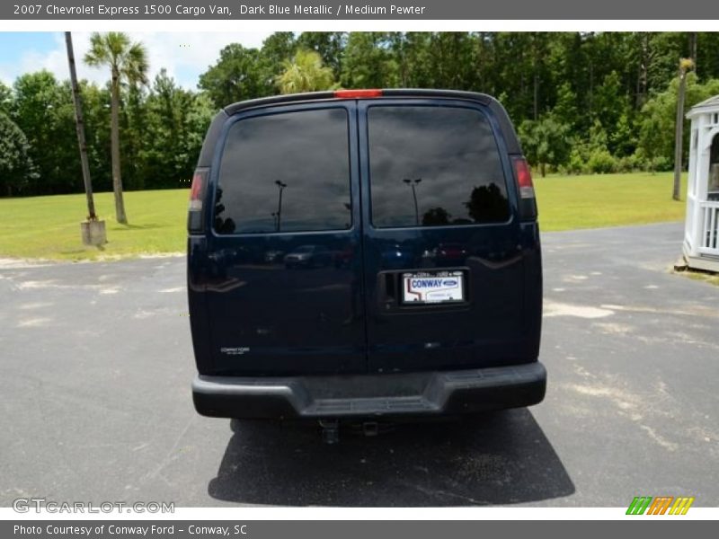 Dark Blue Metallic / Medium Pewter 2007 Chevrolet Express 1500 Cargo Van