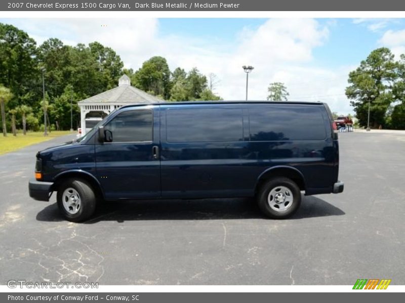 Dark Blue Metallic / Medium Pewter 2007 Chevrolet Express 1500 Cargo Van