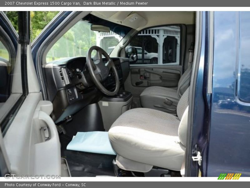 Dark Blue Metallic / Medium Pewter 2007 Chevrolet Express 1500 Cargo Van