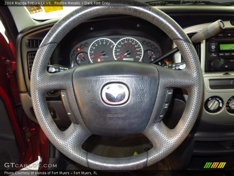 Redfire Metallic / Dark Flint Grey 2004 Mazda Tribute LX V6