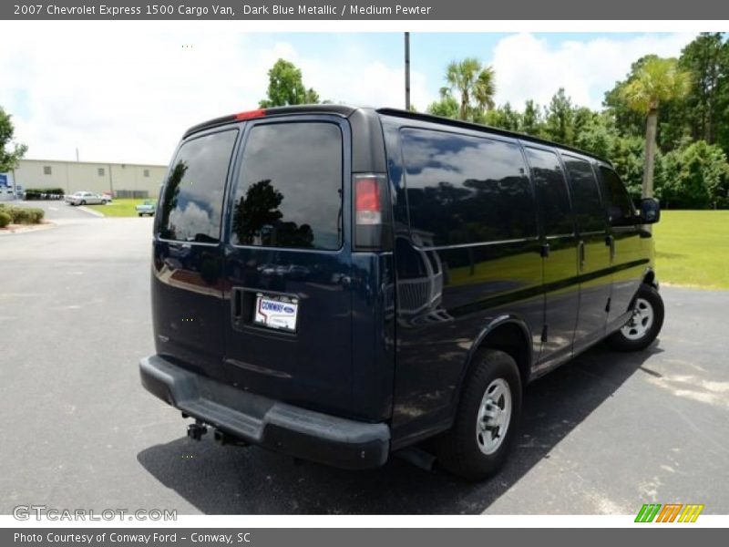 Dark Blue Metallic / Medium Pewter 2007 Chevrolet Express 1500 Cargo Van