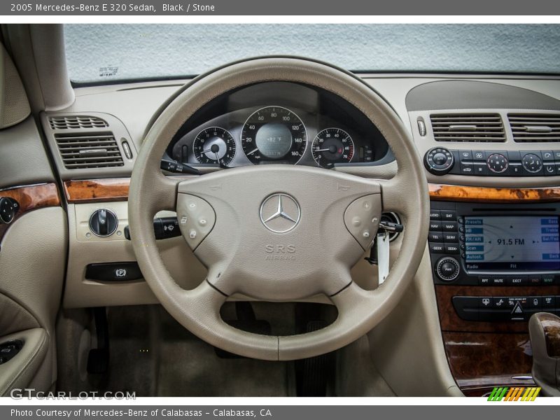 Black / Stone 2005 Mercedes-Benz E 320 Sedan