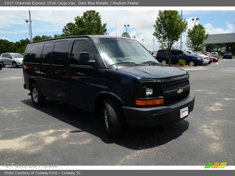 Dark Blue Metallic / Medium Pewter 2007 Chevrolet Express 1500 Cargo Van