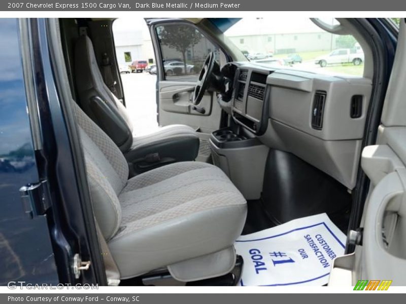 Dark Blue Metallic / Medium Pewter 2007 Chevrolet Express 1500 Cargo Van