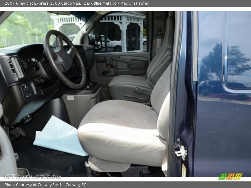 Dark Blue Metallic / Medium Pewter 2007 Chevrolet Express 1500 Cargo Van
