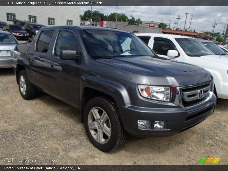 Polished Metal Metallic / Black 2011 Honda Ridgeline RTL